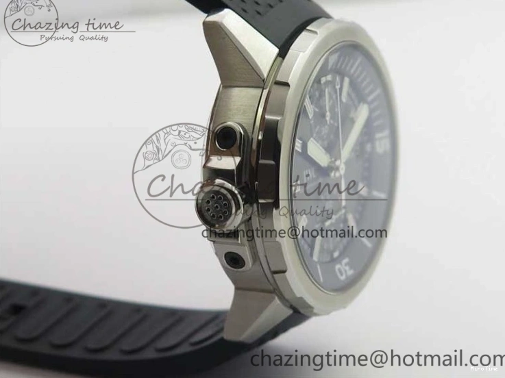 MIROTIME 0219 Aquatimer Chrono IW376803 V6F 1:1 Best Edition Gray Dial on Rubber Strap A FlexibleFit 7153